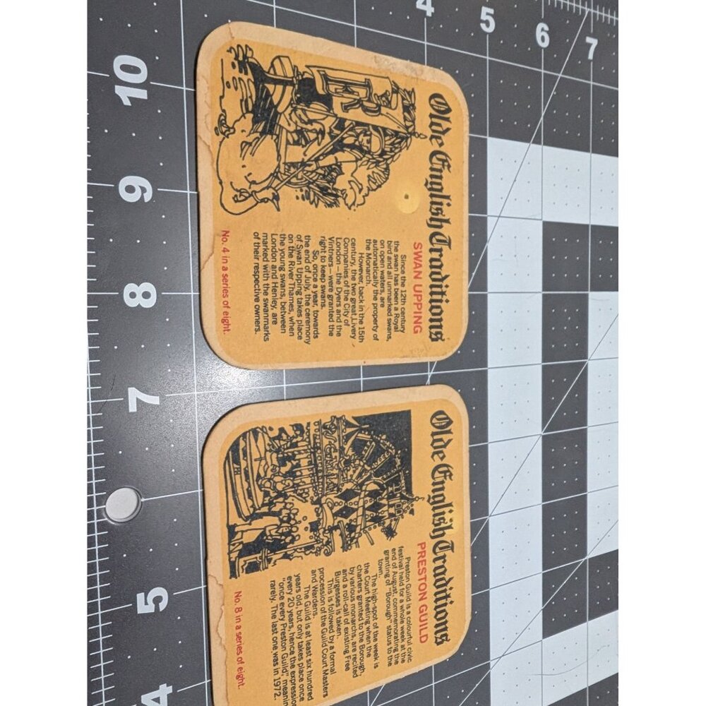 Gaymer's Olde‎ English Original Strong Cyder Cardboard Coaster lot 2 4 & 8 - Picture 7 of 7